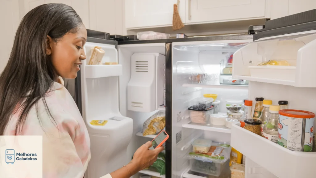 Organização da geladeira.